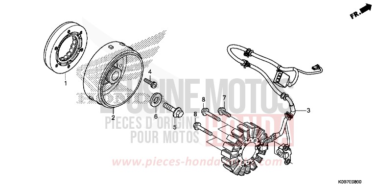 GENERATOR von Forza 300 CRESCENT BLUE METALLIC (PB412) von 2019